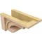 Ekena Millwork 7"W x 14"D x 7"H Wide Alma Rough Cedar Woodgrain TimberThane Corbel, Primed Tan CORUR07X14X07ALMRCPR - alternate 2